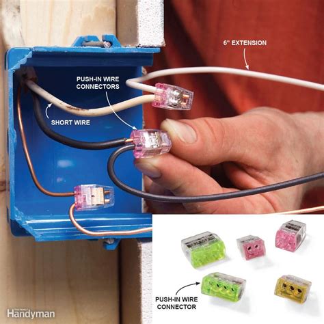 extend electrical wire without junction box outside the wall|how to extend outlet wires.